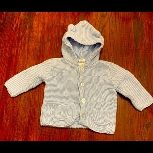 Baby sweater size 6mo blue